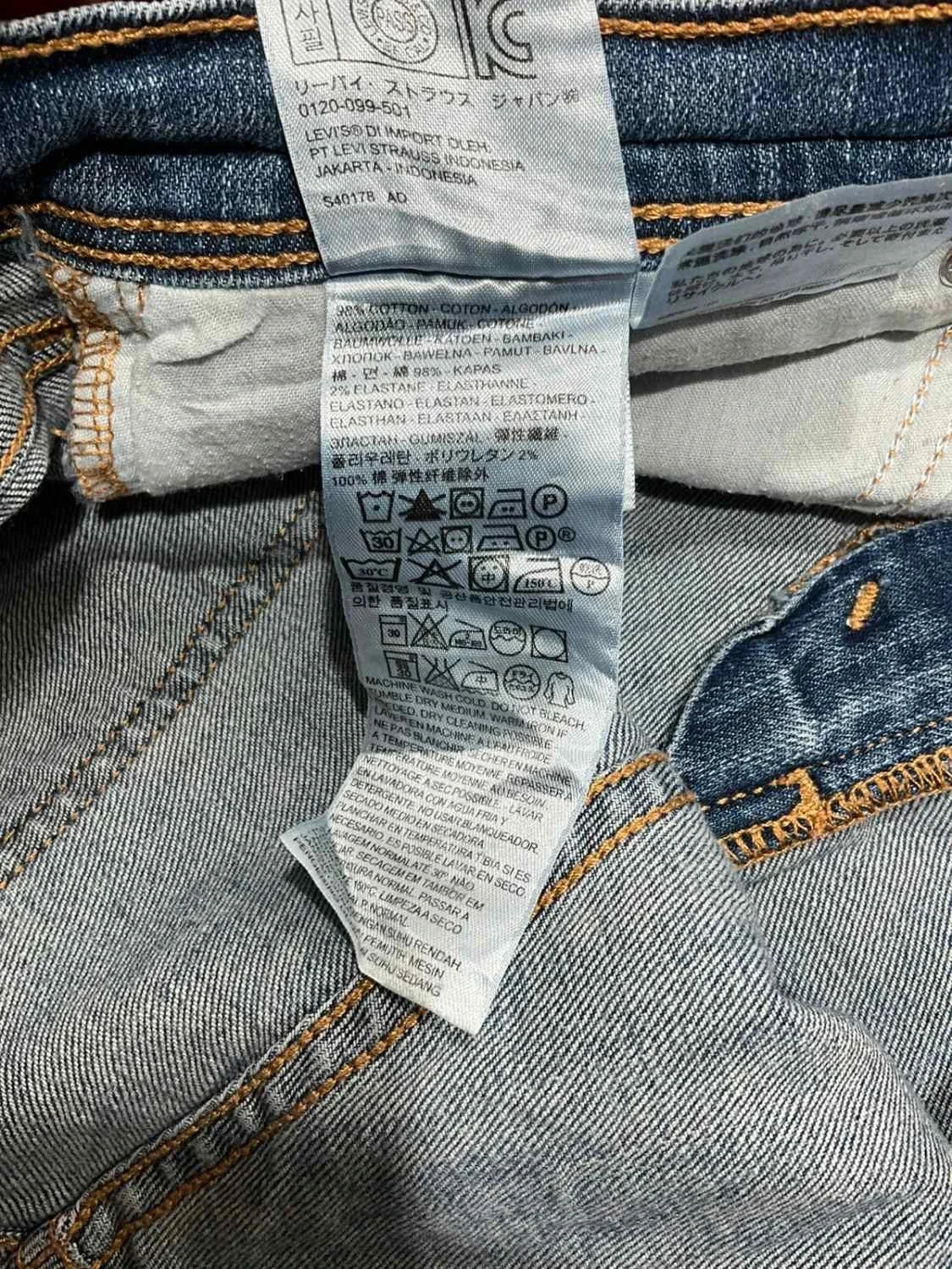 Short Levi's 14 - W32 Femme 98% Coton Bleu délavé Slv006 – photo 11